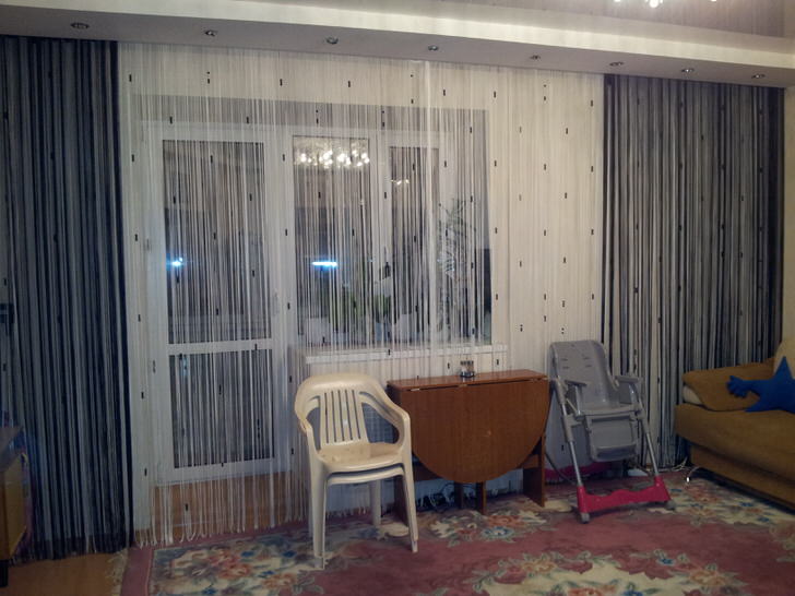 Нитяные шторы в интерьере в Саратове - 17 фото-примеров использования